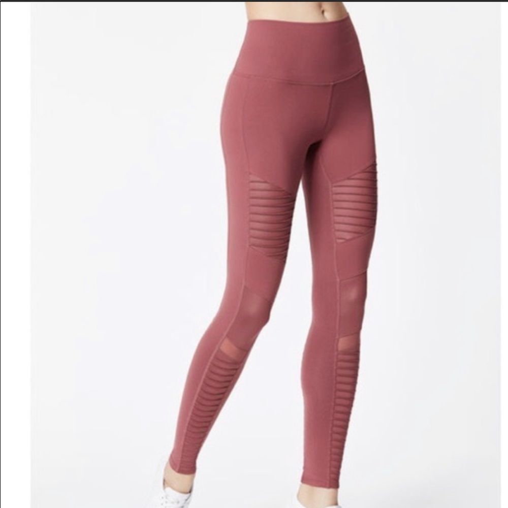 Alo Yoga High Waist Moto Legging/ Sz Small/ EUC
